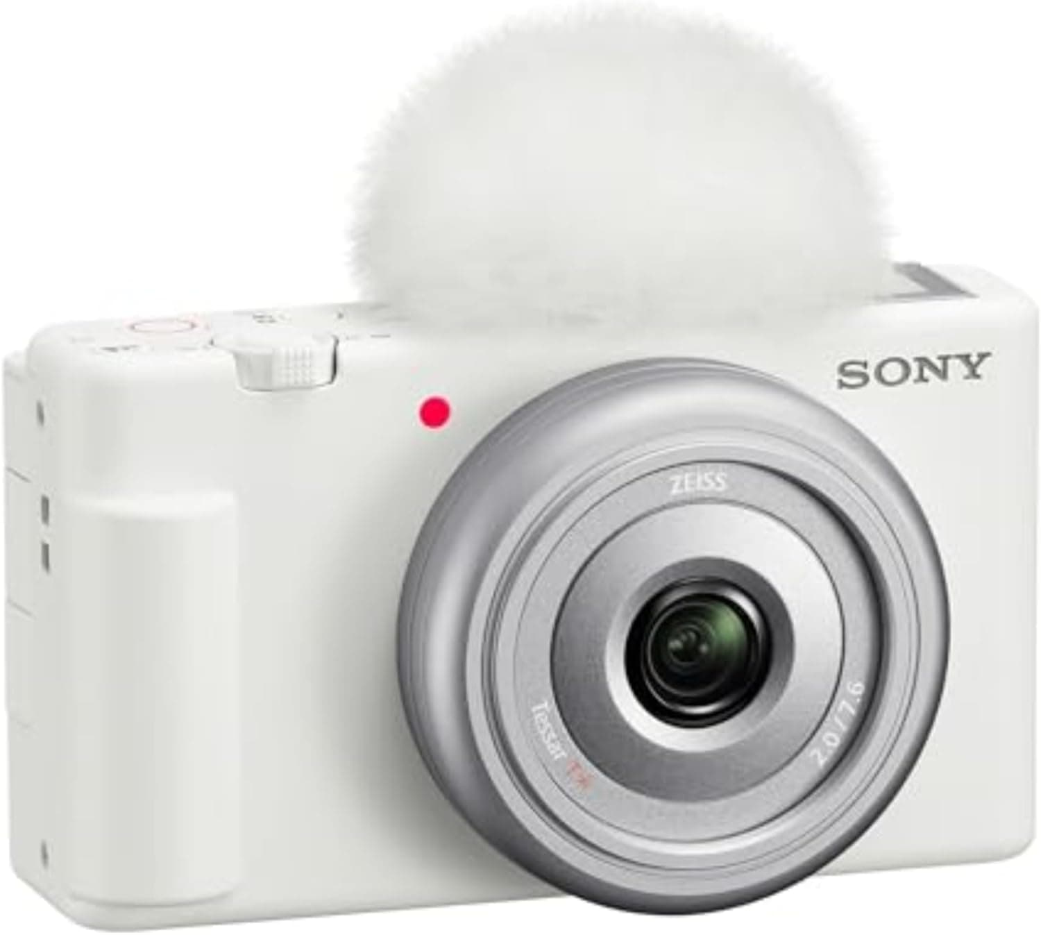 Sony ZV-1F Vlog Camera for Content Creators and Vloggers White White Camera Only