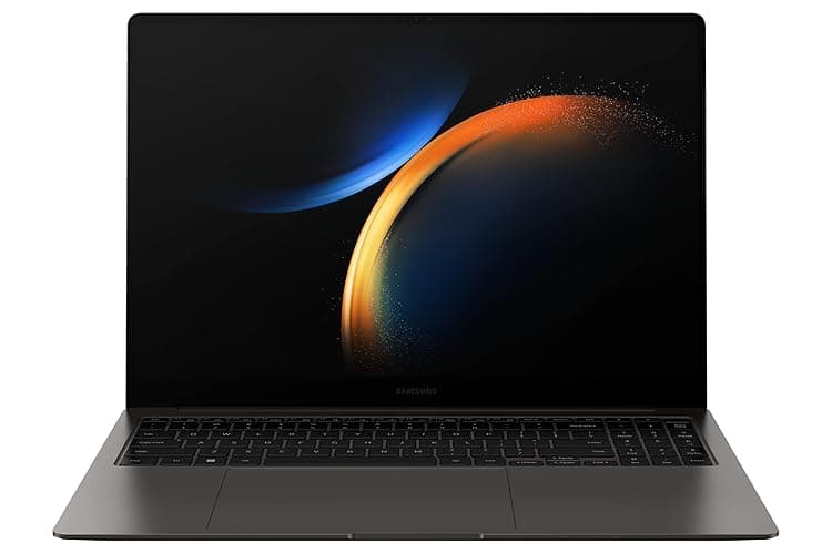 SAMSUNG 14” Galaxy Book3 Pro Laptop PC Computer, 13th Gen Intel Core i7-1360P Processor / 16GB / 512GB, 3K AMOLED Screen, 120hz, Fingerprint Reader, FHD Webcam, 2023 Model, NP940XFG-KC2US, Graphite