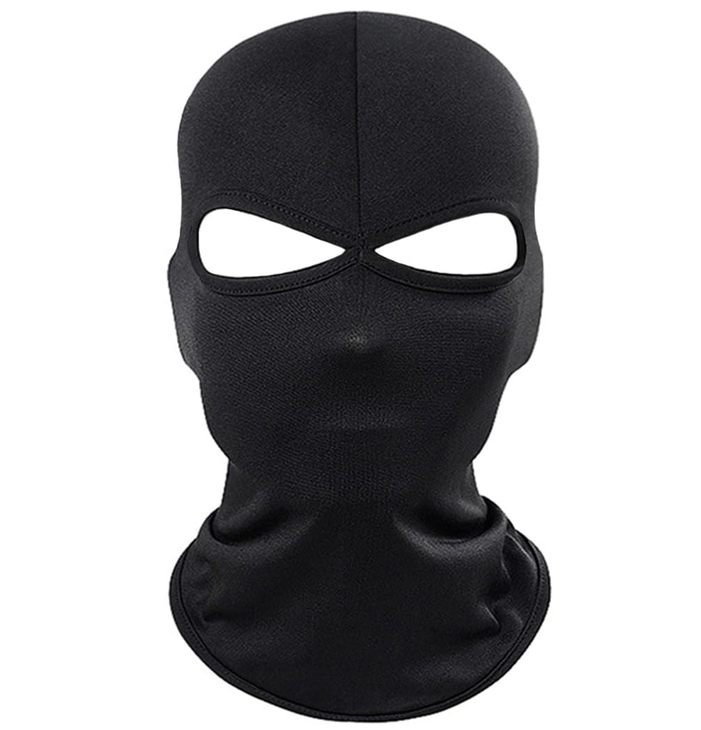 Balaclava Ski Face Mask Windproof Full Head Mask Sun UV Protection Face Cover for Men Women Outdoor Sports Cycling Cap: Black