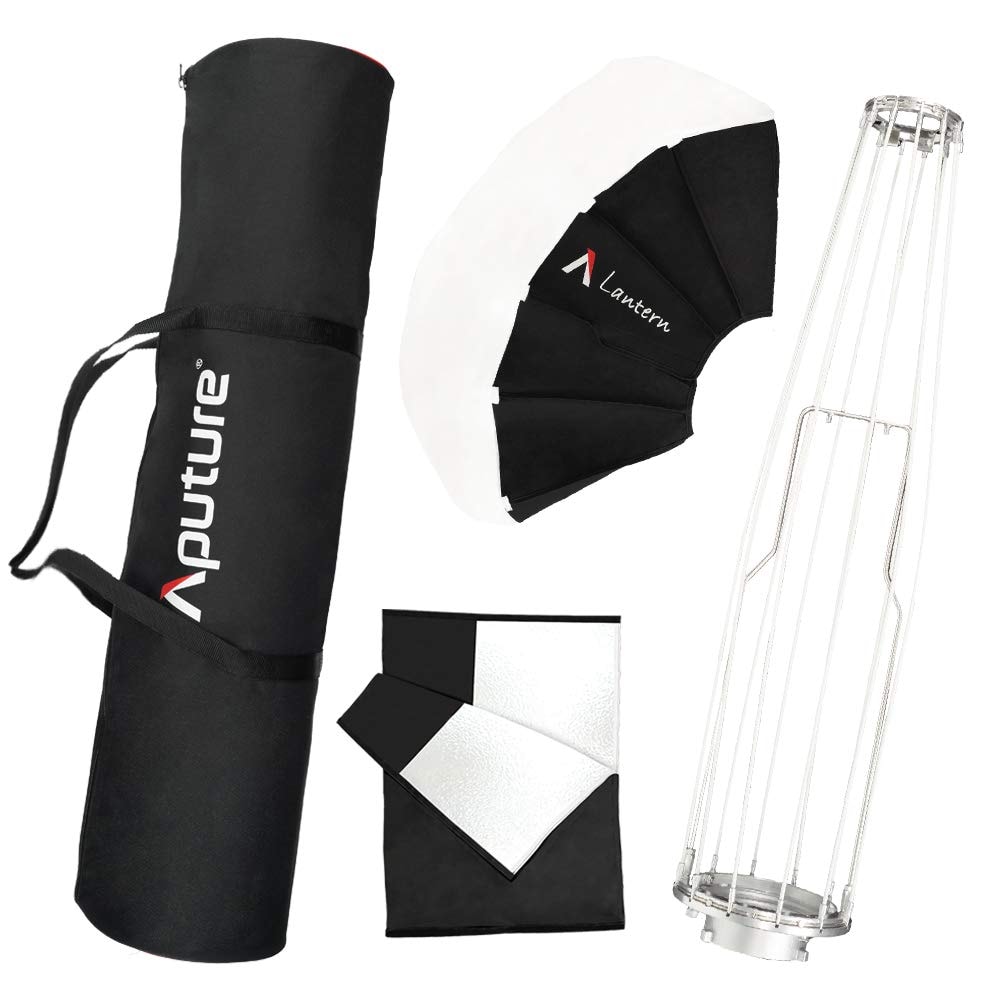 Aputure Lantern Softbox Soft Light Modifier,26inch, Quick-Setup Quick-Folding Aputure Space Light Upgraded for Aputure 300D Mark II 120D 120T 120D Mark II 300X and Other Bowens Mount Light - Image 8