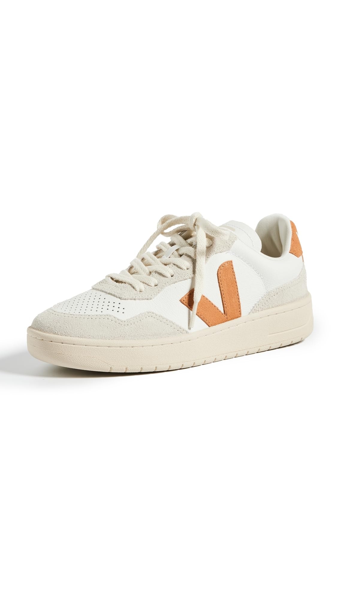 Veja Women's V-90 Sneakers: 7 Extra White Umber