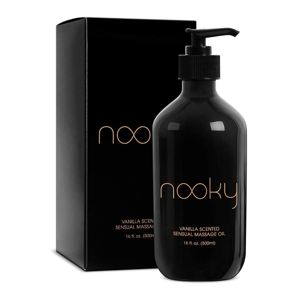 Nooky Vanilla Massage Oil with Fractionated Coconut Oil.16 Ounce: Nooky Vanilla Massage Oil with Fractionated Coconut Oil.16 Ounce