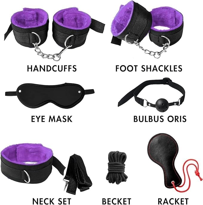 BDSM Sex Bondage Restraints Kit Set Toys Sex Accessories Furniture Stuff for Adults Couples Things Kinky Bedroom Bed Restraints Bed Queen Size Bed Rope Sweater HZK28 - Image 2