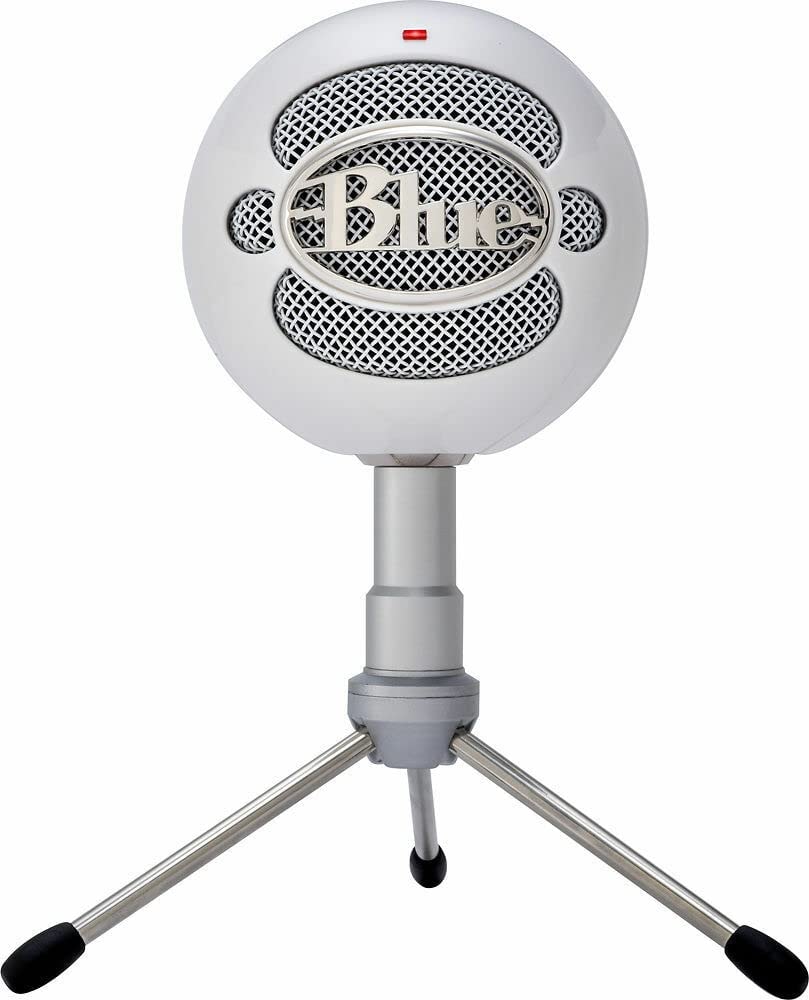 Logitech for Creators Blue Snowball iCE USB Microphone - White: Logitech for Creators Blue Snowball iCE USB Microphone - White