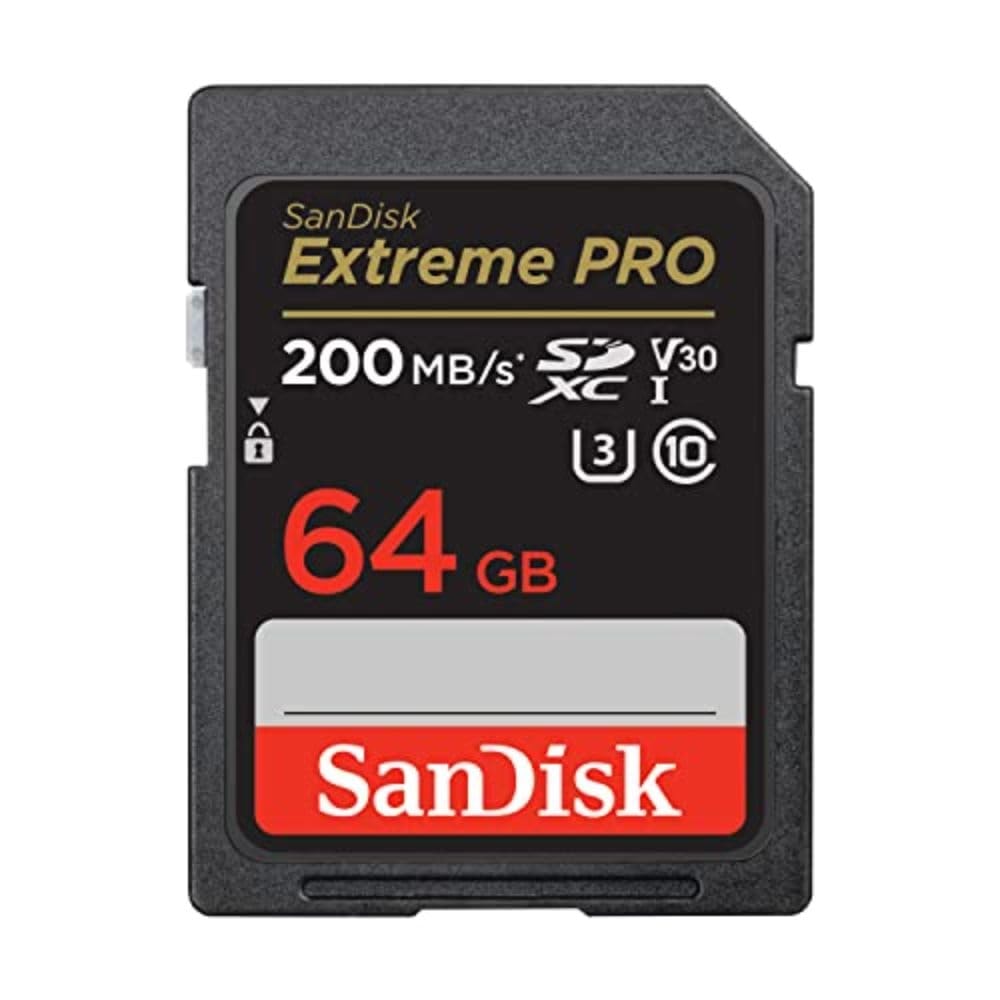 SanDisk 128GB Extreme PRO SDXC UHS-I Memory Card - C10, U3, V30, 4K UHD, SD Card - SDSDXXD-128G-GN4IN: 64GB Memory Card Only