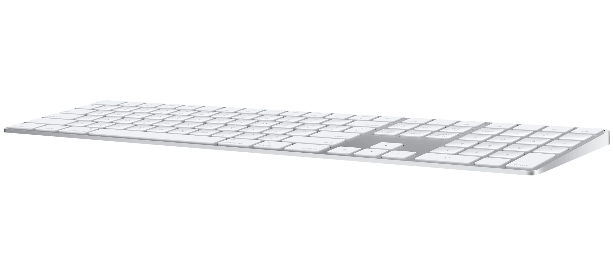 Apple Magic Keyboard with Numeric Keypad: Wireless, Bluetooth, Rechargeable. Works with Mac, iPad, or iPhone;  - White - Image 3