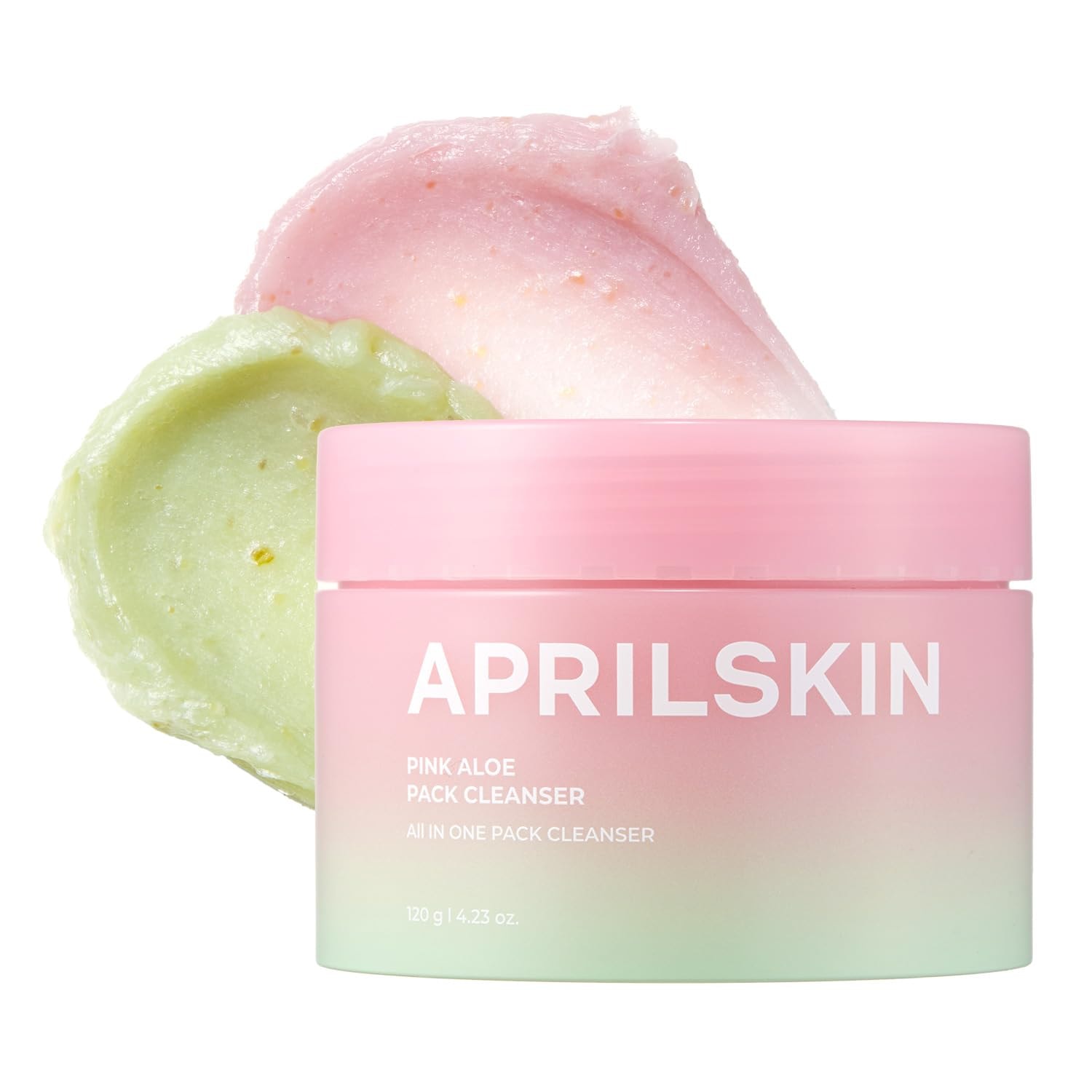 APRILSKIN Pink Aloe Facial Polish Cleanser | Gentle Exfoliation with Mungbean & Soybean Scrub | Removes Waterproof Makeup & Sunscreen | Non-Comedogenic Cleanser for All Skin Types | Korean Skincare: APRILSKIN Pink Aloe Facial Polish Cleanser | Gentle Exfoliation with Mungbean & Soybean Scrub | Removes Waterproof Makeup & Sunscreen | Non-Comedogenic Cleanser for All Skin Types | Korean Skincare