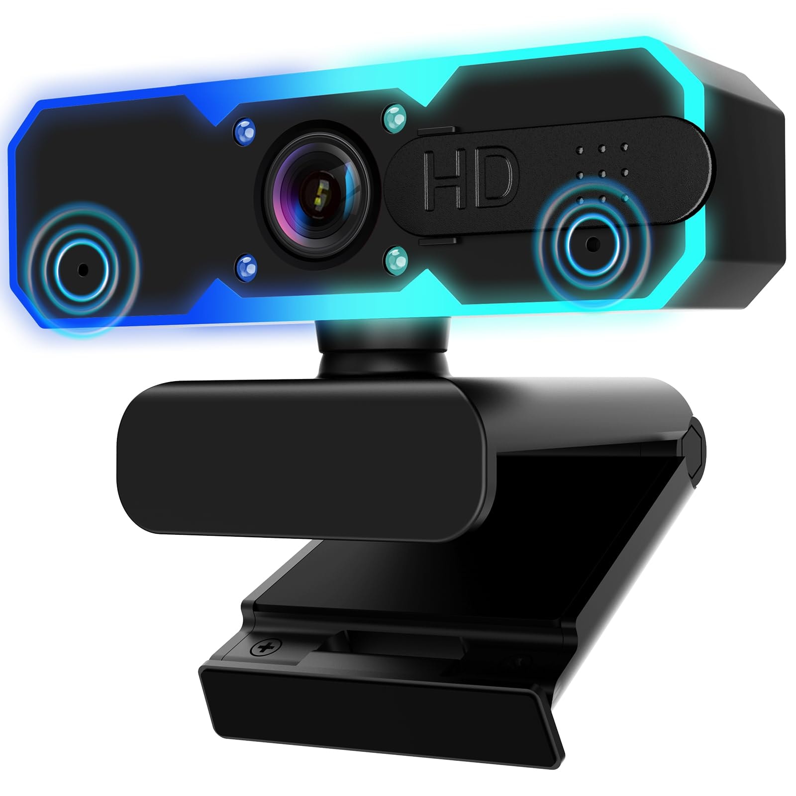 NBPOWER 1080P 60FPS Streaming Camera Webcam with Microphone and Fill RGB Light,Autofocus,Work with Laptop/Desktop Computer/Winsdows/Mac OS/PC Computer for Camera: NBPOWER 1080P 60FPS Streaming Camera Webcam with Microphone and Fill RGB Light,Autofocus,Work with Laptop/Desktop Computer/Winsdows/Mac OS/PC Computer for Camera