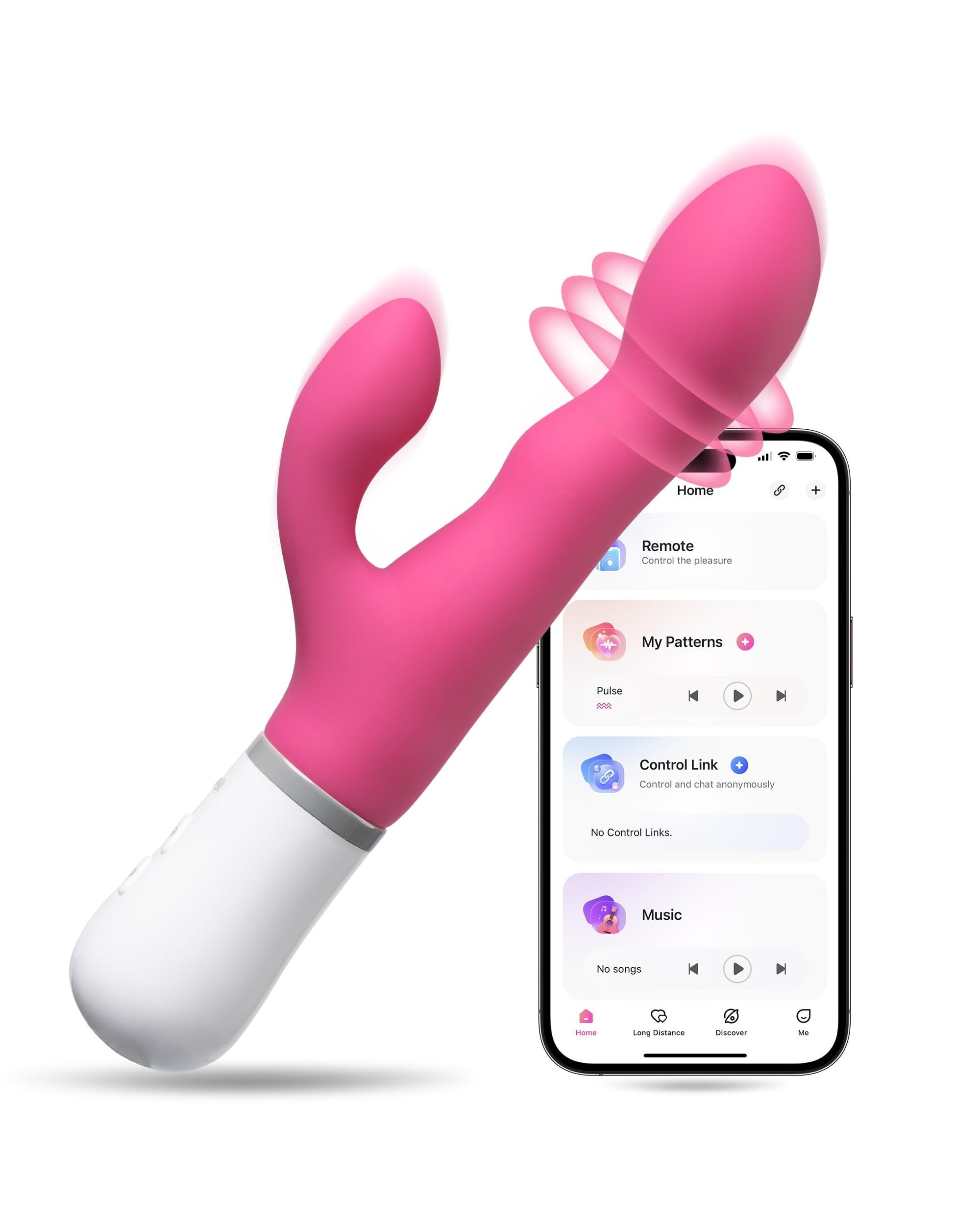 LOVENSE Nora Rabbit Vibrator with APP Control, Pink Vibrator Rabbit with Dual Motor, Clitoral Stimulator Dildo Massager, Sex Toys for Women with Smartphone Wireless: LOVENSE Nora Rabbit Vibrator with APP Control, Pink Vibrator Rabbit with Dual Motor, Clitoral Stimulator Dildo Massager, Sex Toys for Women with Smartphone Wireless