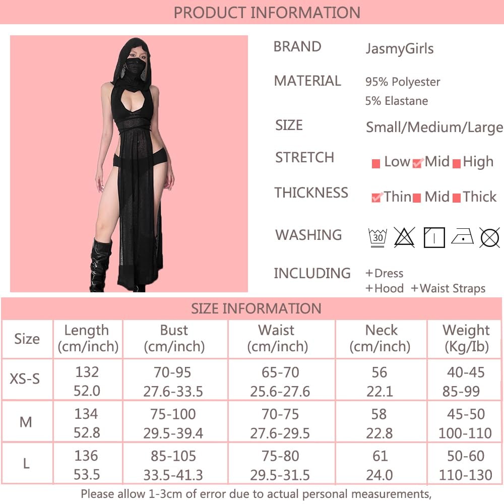 Sexy Cover Ups for Swimsuit Mock Neck Bikini Coverups High Split Dress with Hooded - Image 5