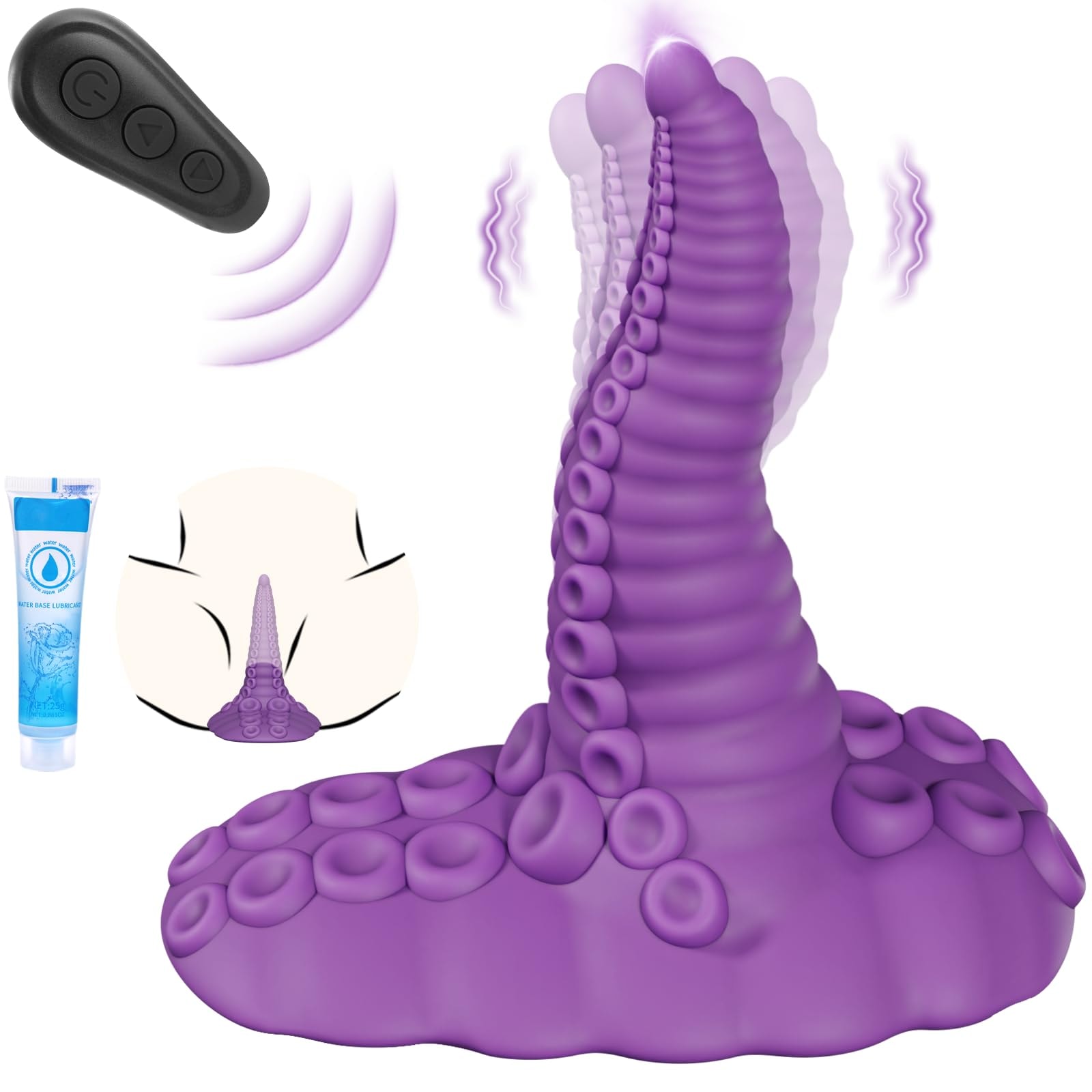 Women Sex Toys Monster Dildo - Adult Toys Fantasy Dildo Vibrators with 10 Modes for G Spot Vagina Anal Stimulation, Vibrating Suction Cup Dildo, Silicone Dragon Tentacle Dildo, Adult Sex Toys & Games: Women Sex Toys Monster Dildo - Adult Toys Fantasy Dildo Vibrators with 10 Modes for G Spot Vagina Anal Stimulation, Vibrating Suction Cup Dildo, Silicone Dragon Tentacle Dildo, Adult Sex Toys & Games