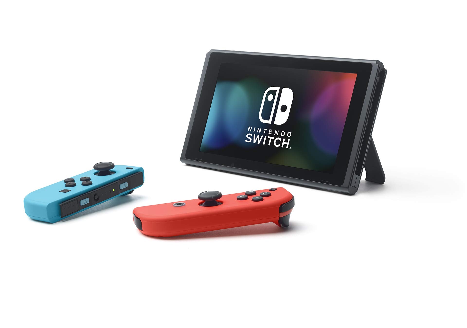 Nintendo Switch – OLED Model w/ Neon Red & Neon Blue Joy-Con - Image 5