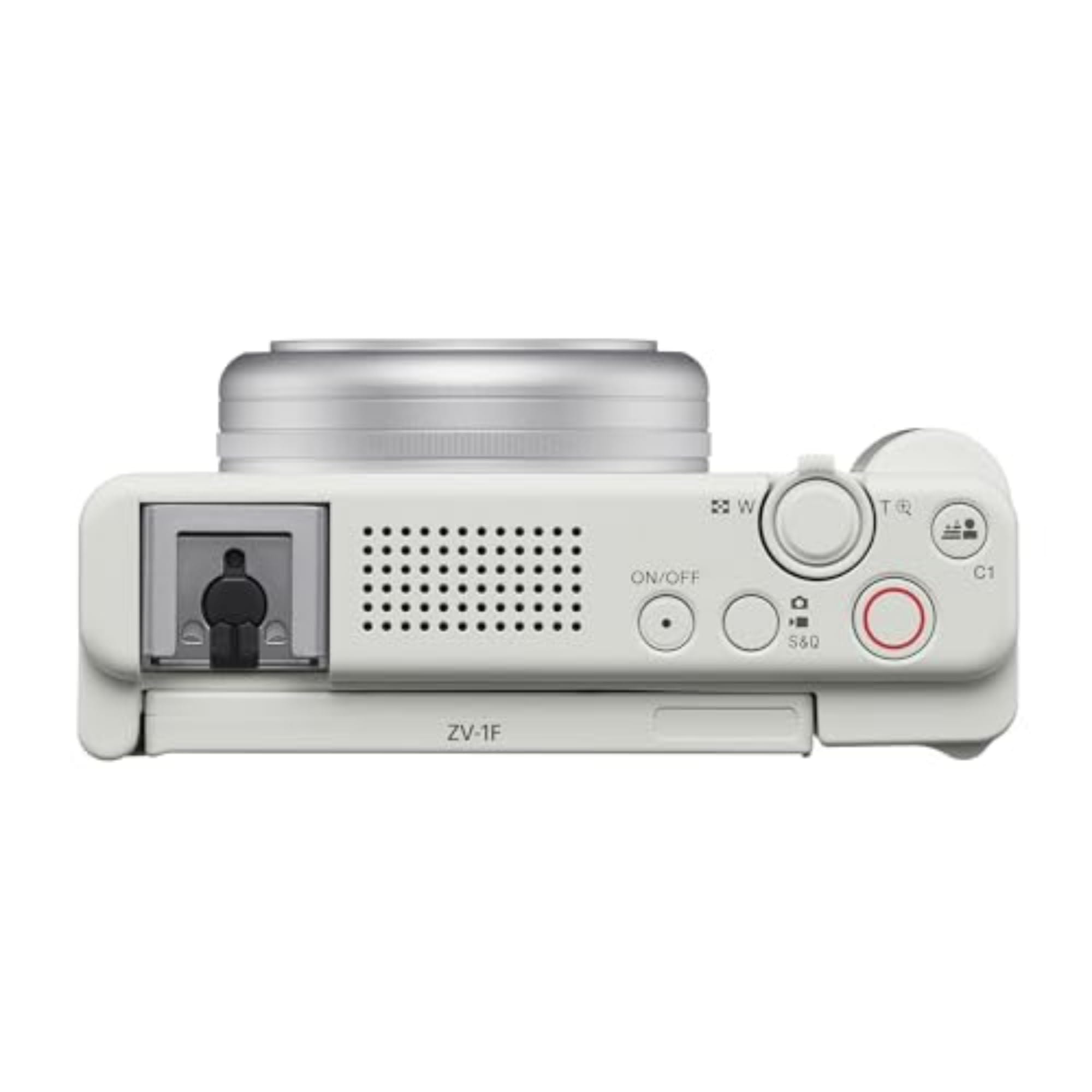 Sony ZV-1F Vlog Camera for Content Creators and Vloggers White - Image 5