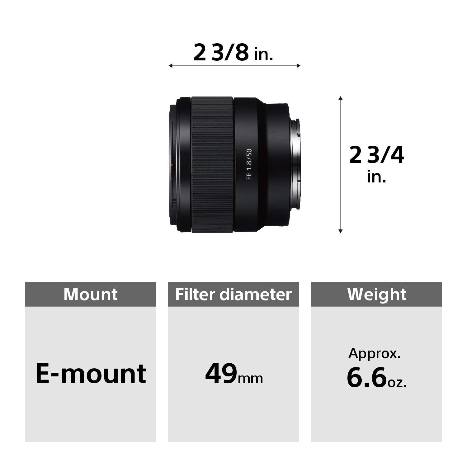 Sony - FE 50mm F1.8 Standard Lens () - Image 4