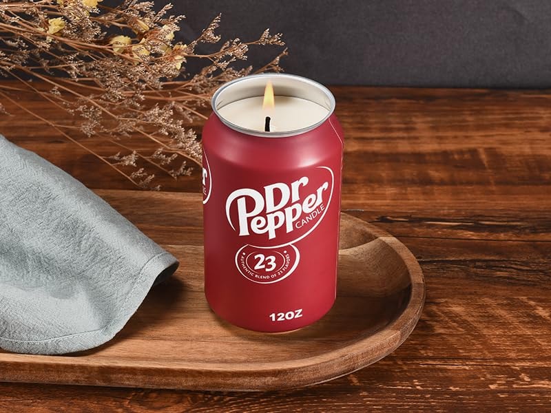 Doctor Pepper Candle - Smells Like The Real Soda - Cute Candles for Cool Gifts - Funny Candles for Any Occasion - Cute Things for Aesthetic Room Decor - Cool Candles for Cool Things - Trendy Candles - Image 9