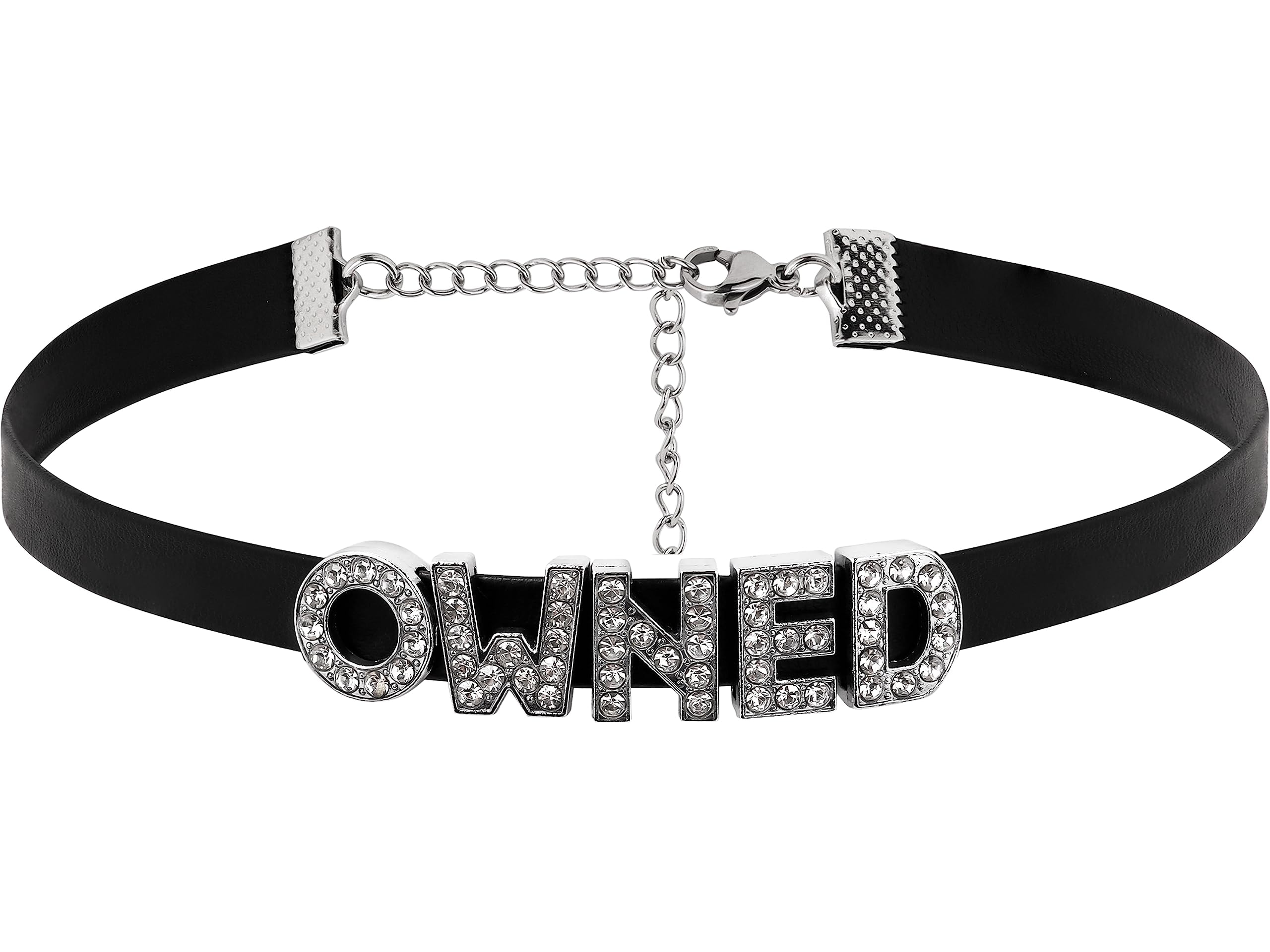 Sacina Gothic Punk Cute Owned Choker, Black Choker, Black PU Leather Chocker Collar, Gothic Goth Necklace, Costume Jewelry, Halloween Christmas Jewelry Gift for Women: Sacina Gothic Punk Cute Owned Choker, Black Choker, Black PU Leather Chocker Collar, Gothic Goth Necklace, Costume Jewelry, Halloween Christmas Jewelry Gift for Women