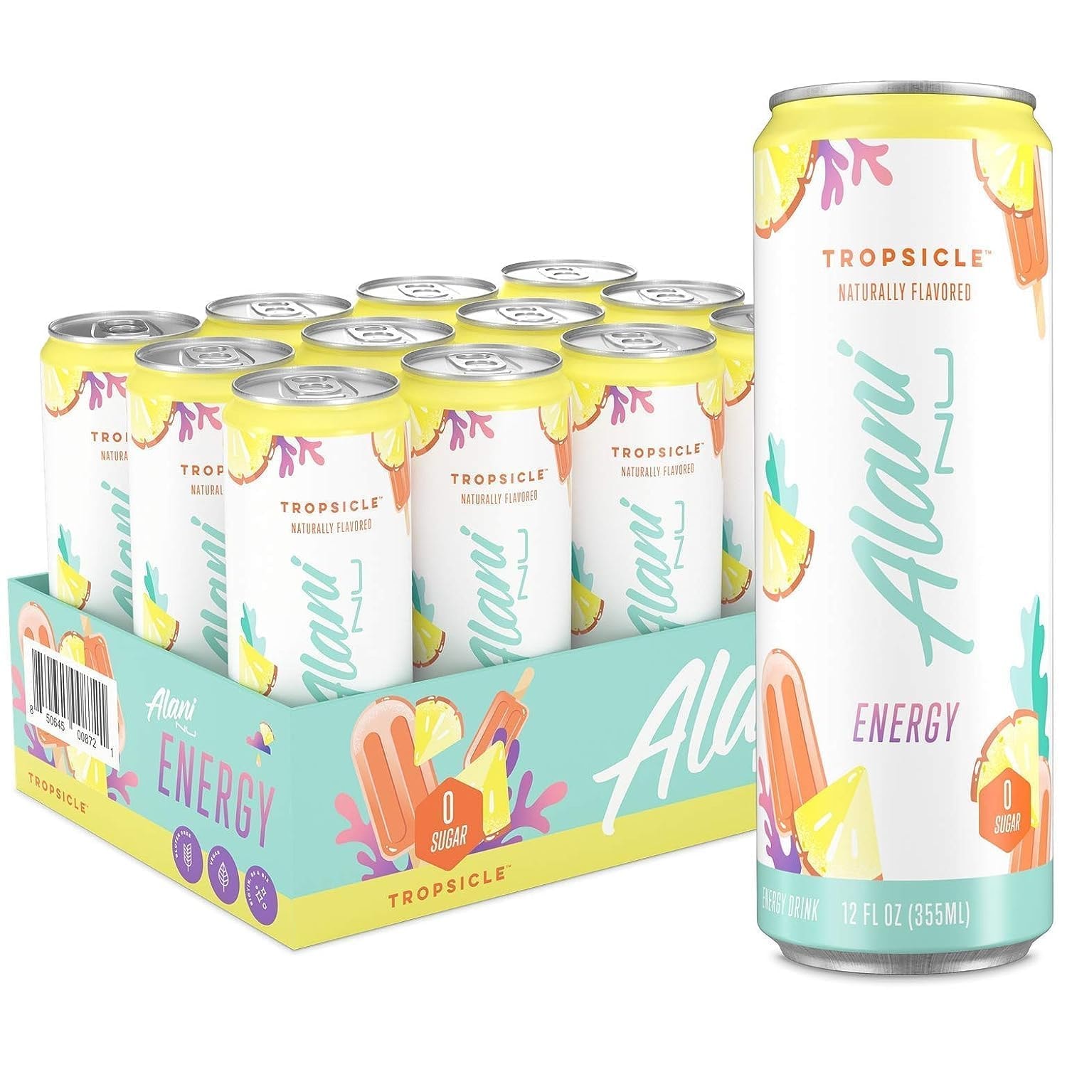 Alani Nu Dream Float Sugar Free, Low Calorie Energy Drinks | 200mg Caffeine | Pre Workout Performance with Antioxidants | Biotin B Vitamins | Zero Sugar | 15 Calories or Less | 12 Fl Oz Cans (24 Pack) - Image 1