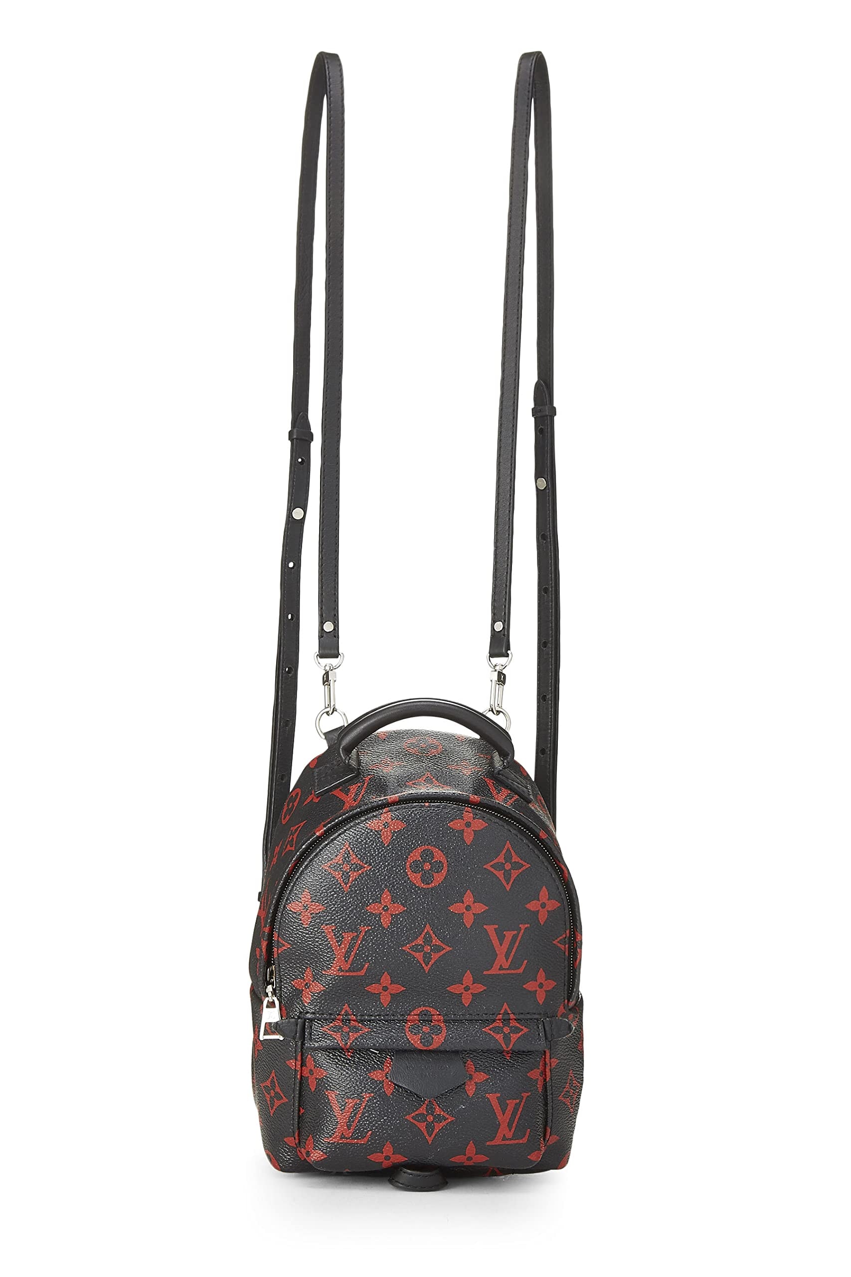 Louis Vuitton, Pre-Loved Monogram Infrarouge Palm Springs Backpack Mini, Black: Louis Vuitton, Pre-Loved Monogram Infrarouge Palm Springs Backpack Mini, Black