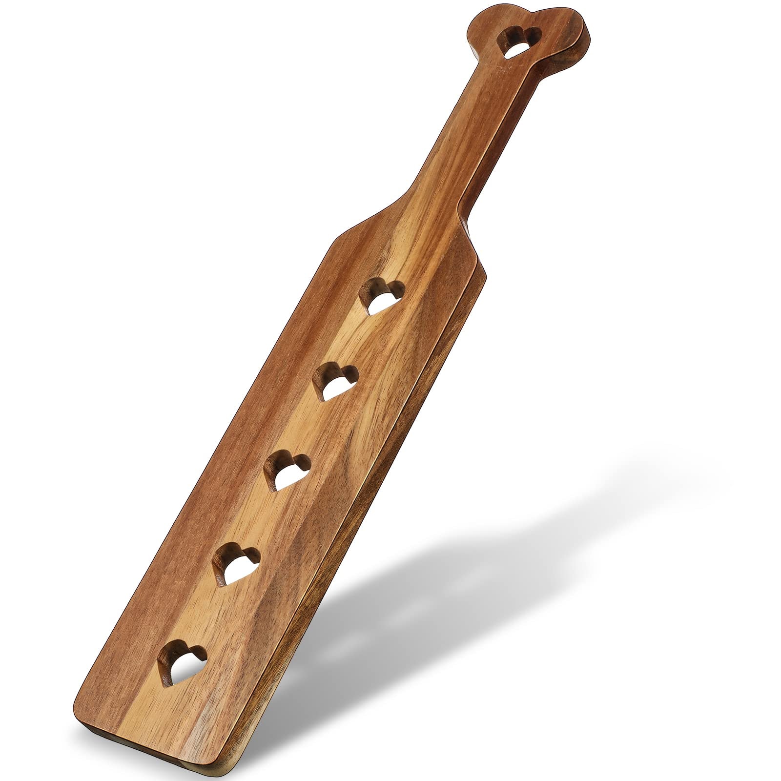 Baderke Valentine Wooden Paddle with Airflow Holes 13.4 Inch Acacia Fraternity or Sorority Greek Wood Paddle Solid Thick Lightweight with Smooth Surface: Baderke Valentine Wooden Paddle with Airflow Holes 13.4 Inch Acacia Fraternity or Sorority Greek Wood Paddle Solid Thick Lightweight with Smooth Surface