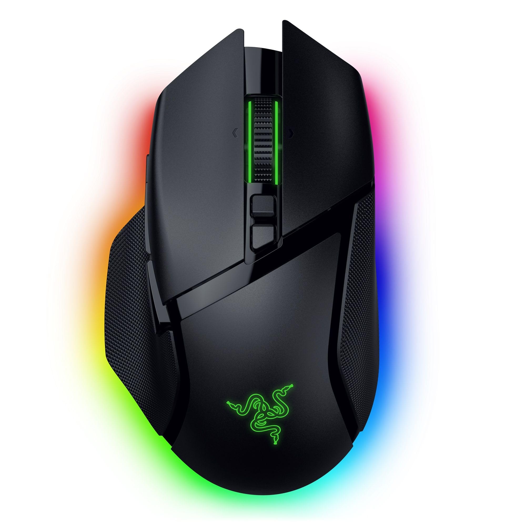 Razer Basilisk V3 Pro 35K Wireless Gaming Mouse: HyperScroll Tilt Wheel - 35K DPI Optical Sensor Gen 2-13 Customizable Controls - Chroma RGB - Optical Switches Gen 3 - Up to 140 Hr Battery -: Black