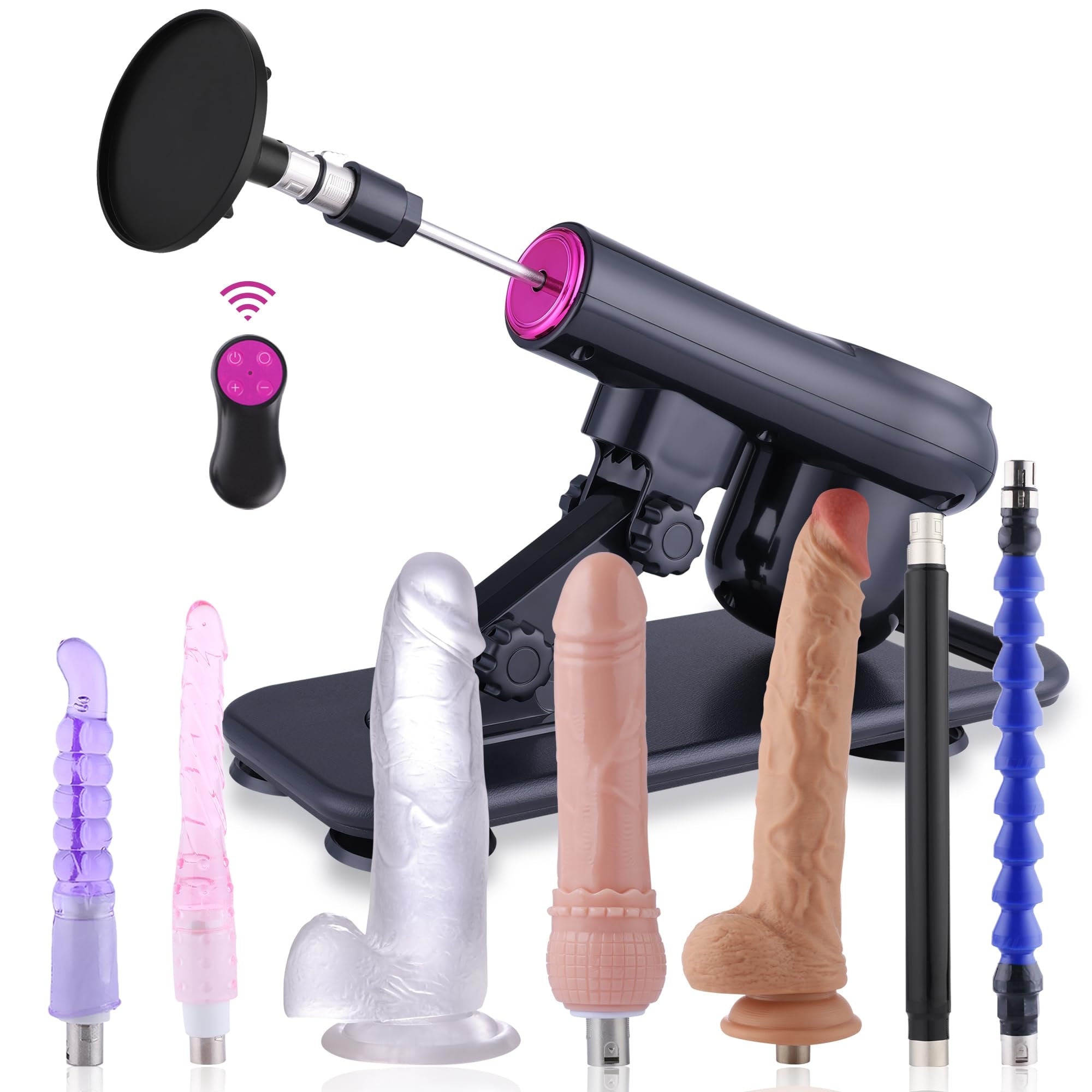 Sex Machine Dildo Machine for Women,Fuck Machine with Powerful Suction Cups,Thrusting Machine with 3Xlr Connector,Thrusting Machine with 8 Attachments Sex Toys: Sex Machine Dildo Machine for Women,Fuck Machine with Powerful Suction Cups,Thrusting Machine with 3Xlr Connector,Thrusting Machine with 8 Attachments Sex Toys