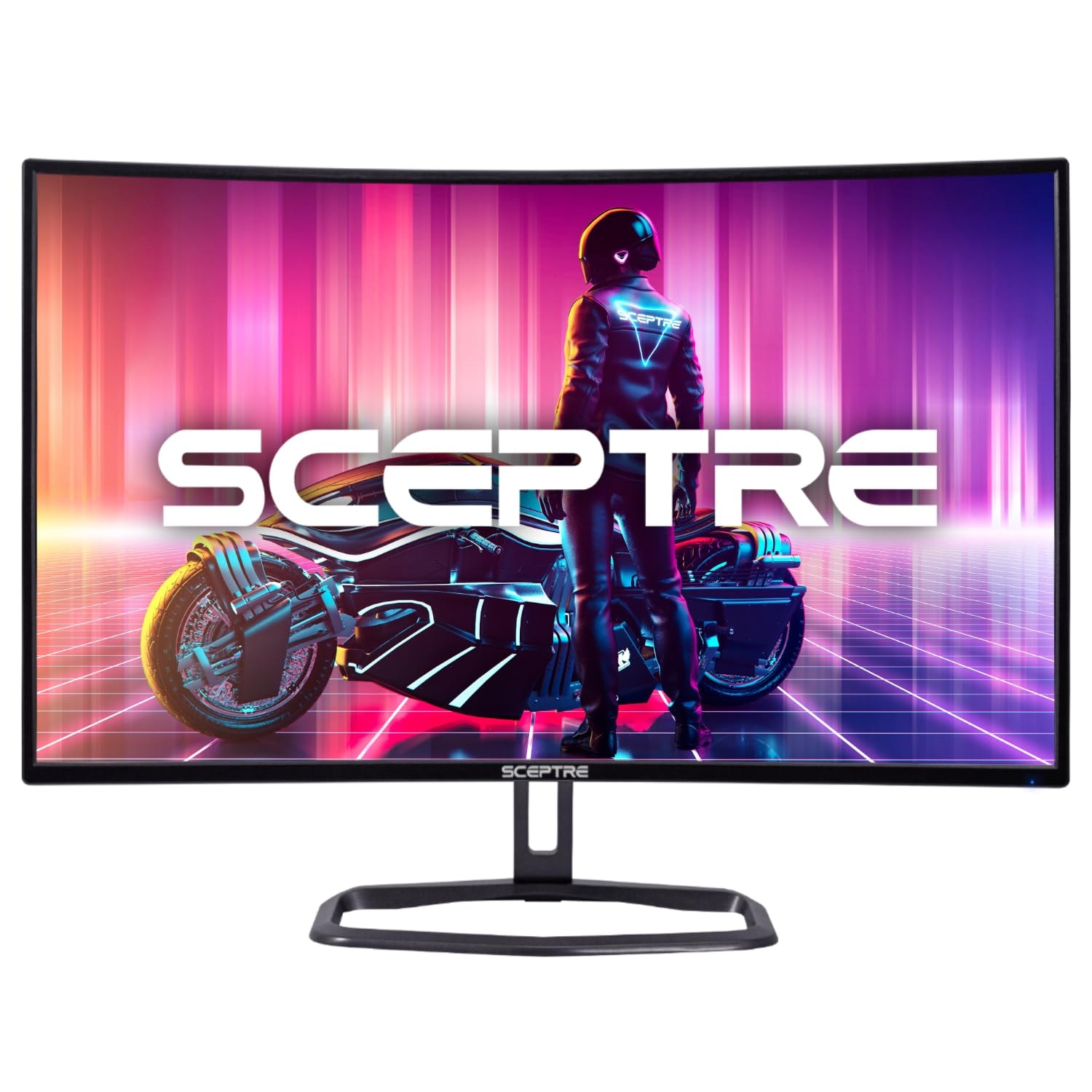 Sceptre 34-Inch Curved Ultrawide WQHD Monitor 3440 x 1440 R1500 up to 165Hz DisplayPort x2 99% sRGB 1ms Picture by Picture, Machine Black 2023 (C345B-QUT168): 32" Curved 240Hz