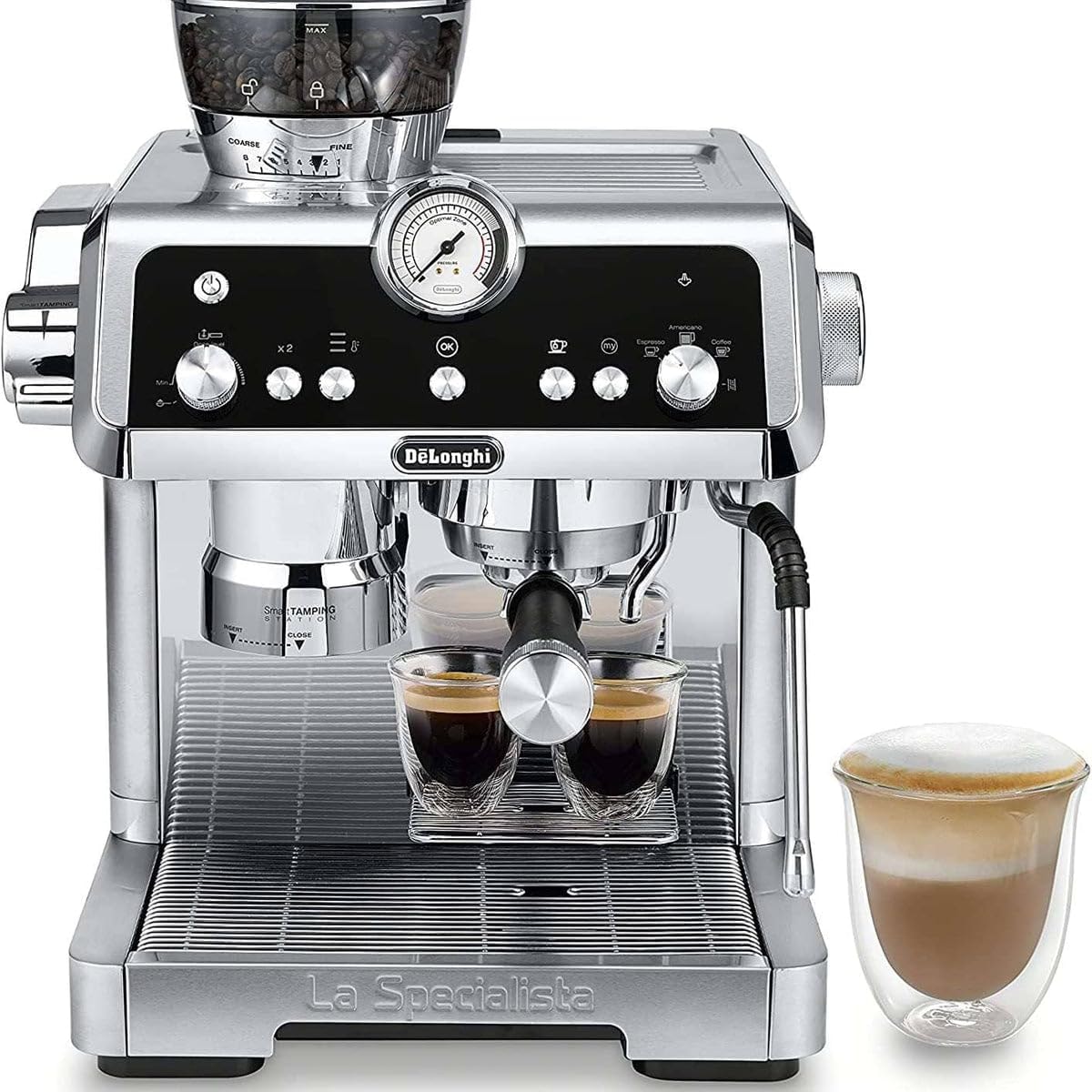 De'Longhi EC9355M La Specialista Prestigio Espresso Machine , 1.3L, Stainless Steel, - Image 1