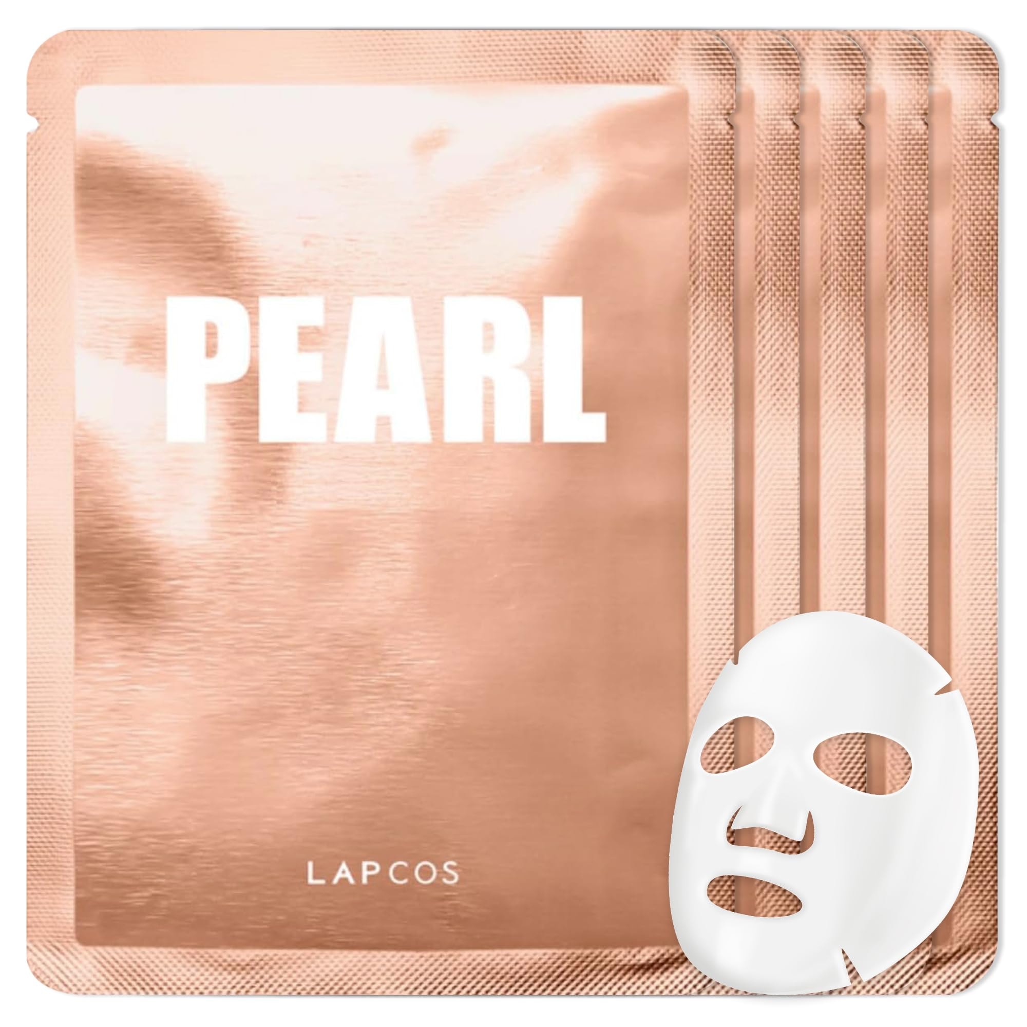 LAPCOS  Sheet Mask, Daily Face Mask with Probiotics to Clarify Skin, Korean Beauty Favorite, 5-Pack - Image 1