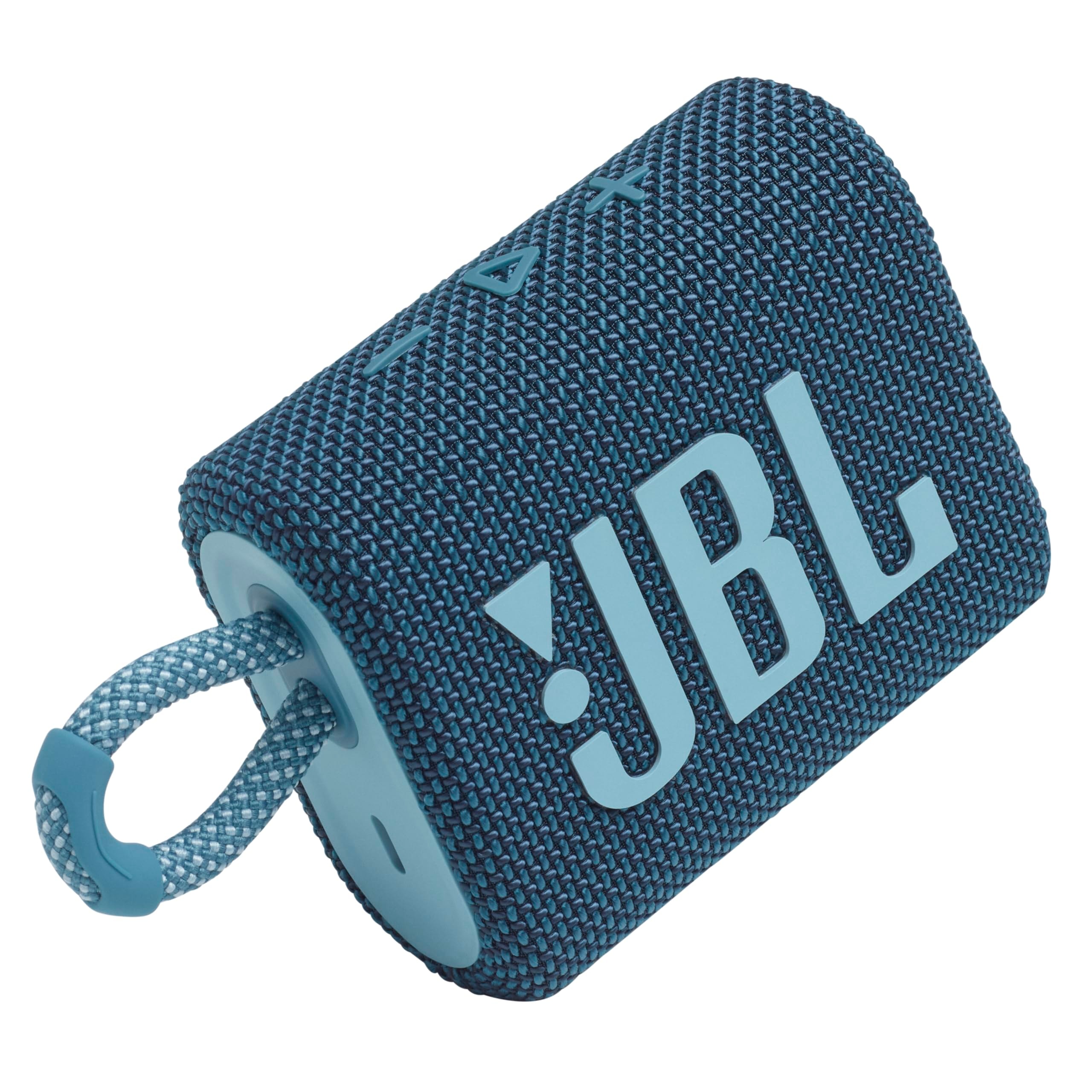 JBL Go 3 - Portable Mini Bluetooth Speaker, big audio and punchy bass, IP67 waterproof and dustproof, 5 hours of playtime, speaker for home, outdoor and travel (Blue): GO3 Blue