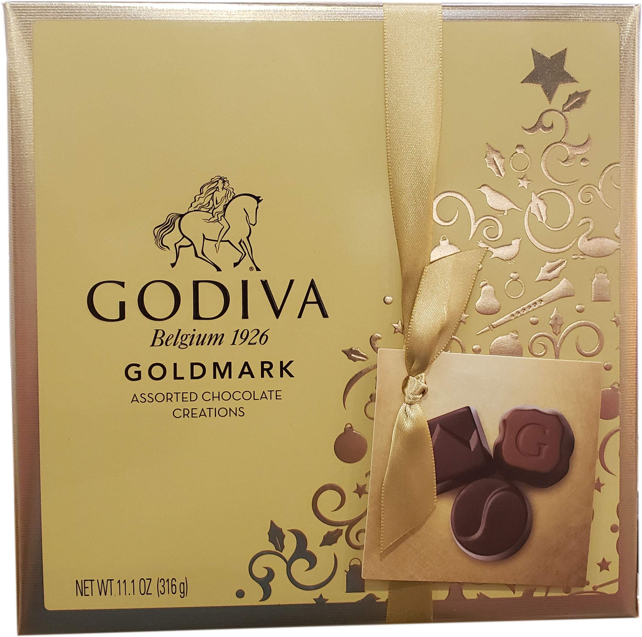 Godiva 27Piece Belgium Boxed Assorted Chocolates, 11.1 Oz - Image 1