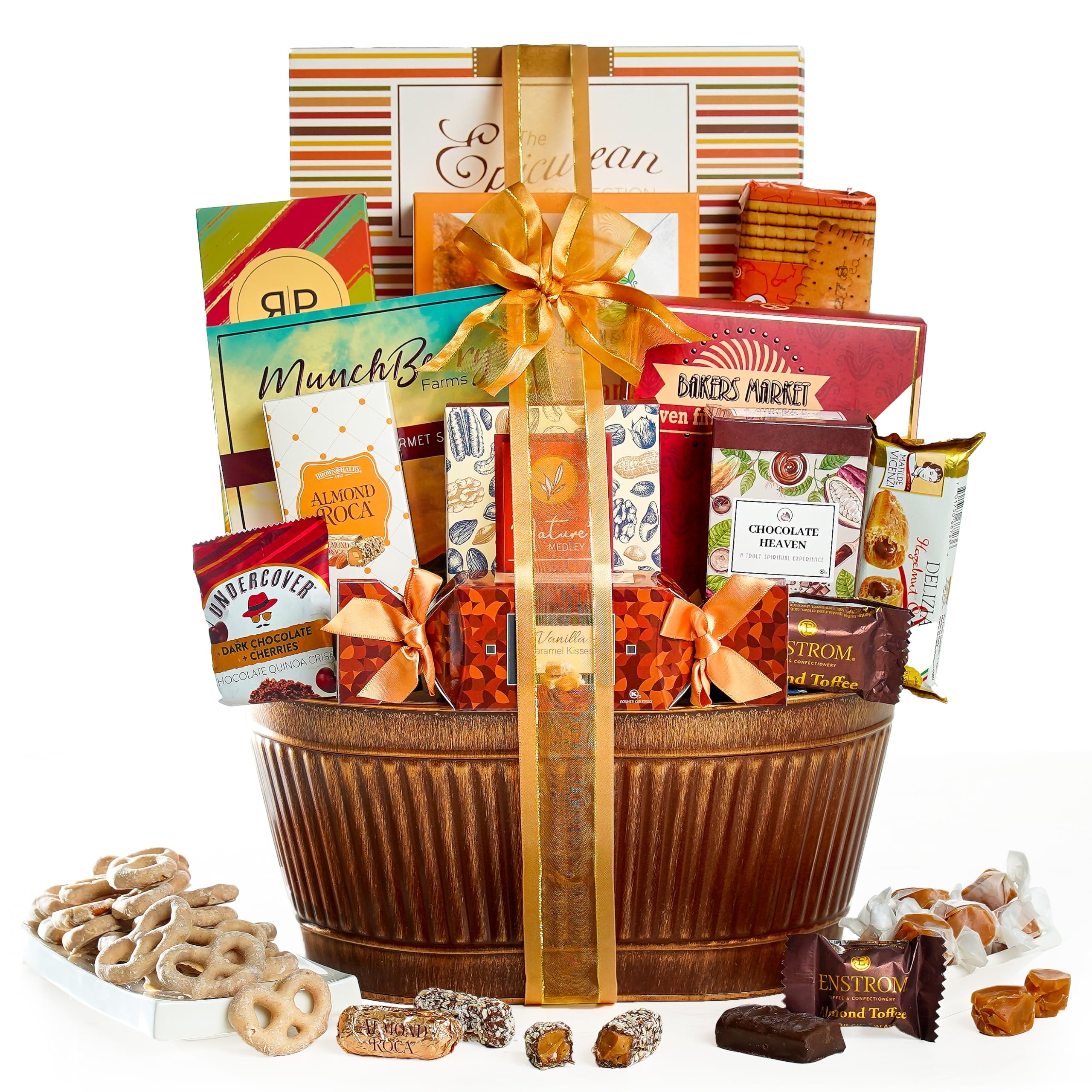 Broadway Basketeers Chocolate Gift Basket Gifts for Women, Men, Families, College, Appreciation, Thank You Present, Birthday, Corporate, Get Well, Sympathy Care - Image 1