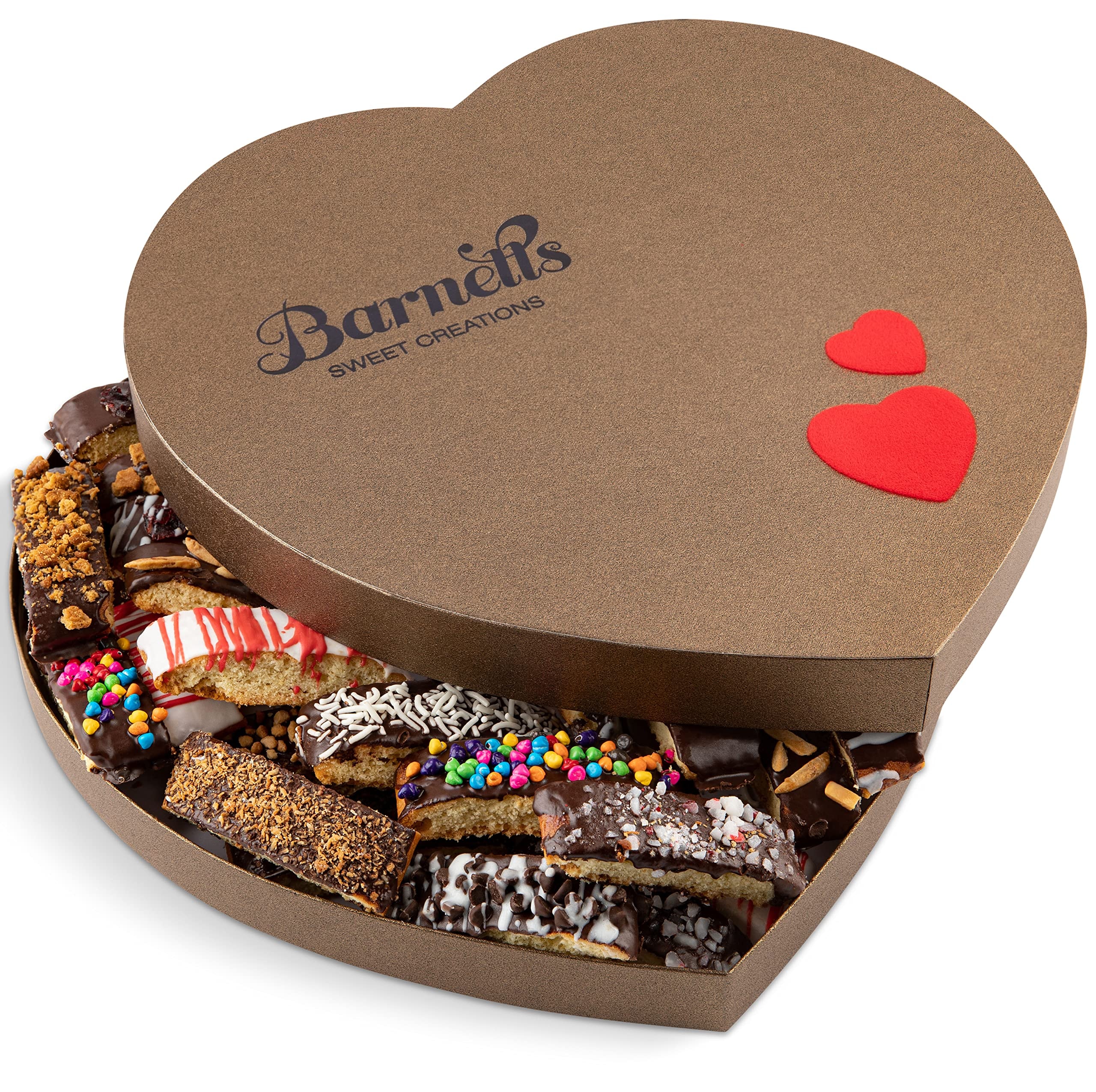 Barnetts Chocolate Cookies Heart Gift Box, Cookie Gift Basket for Him and Her, Cookie Baskets Gifts: Barnetts Chocolate Cookies Heart Gift Box, Cookie Gift Basket for Him and Her, Cookie Baskets Gifts