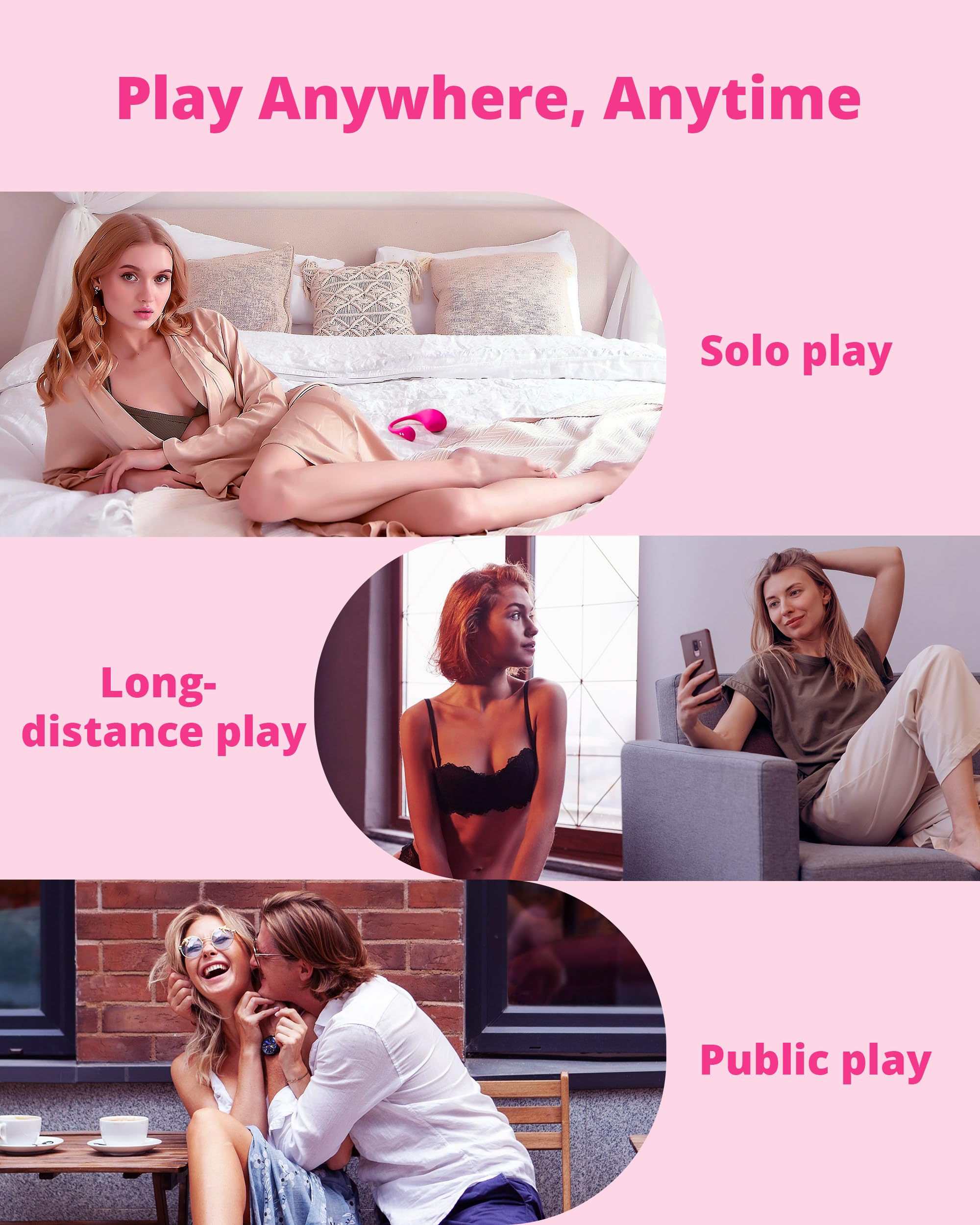 LOVENSE Lush 3 Remote Control Bullet Vibrator for Women, Wearable G-spot Vibrators with Remote App Controlled for Female Couples, Discreet Long Distance Adult Sex Toys with Unlimited Vibration Modes