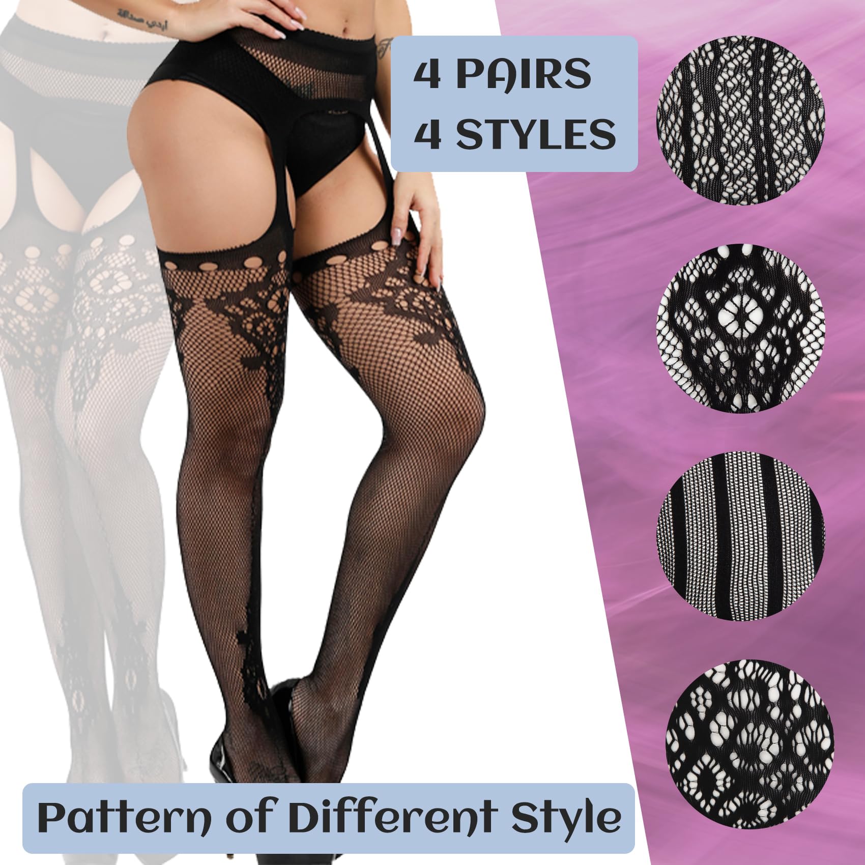 Plus Size Fishnet Stockings